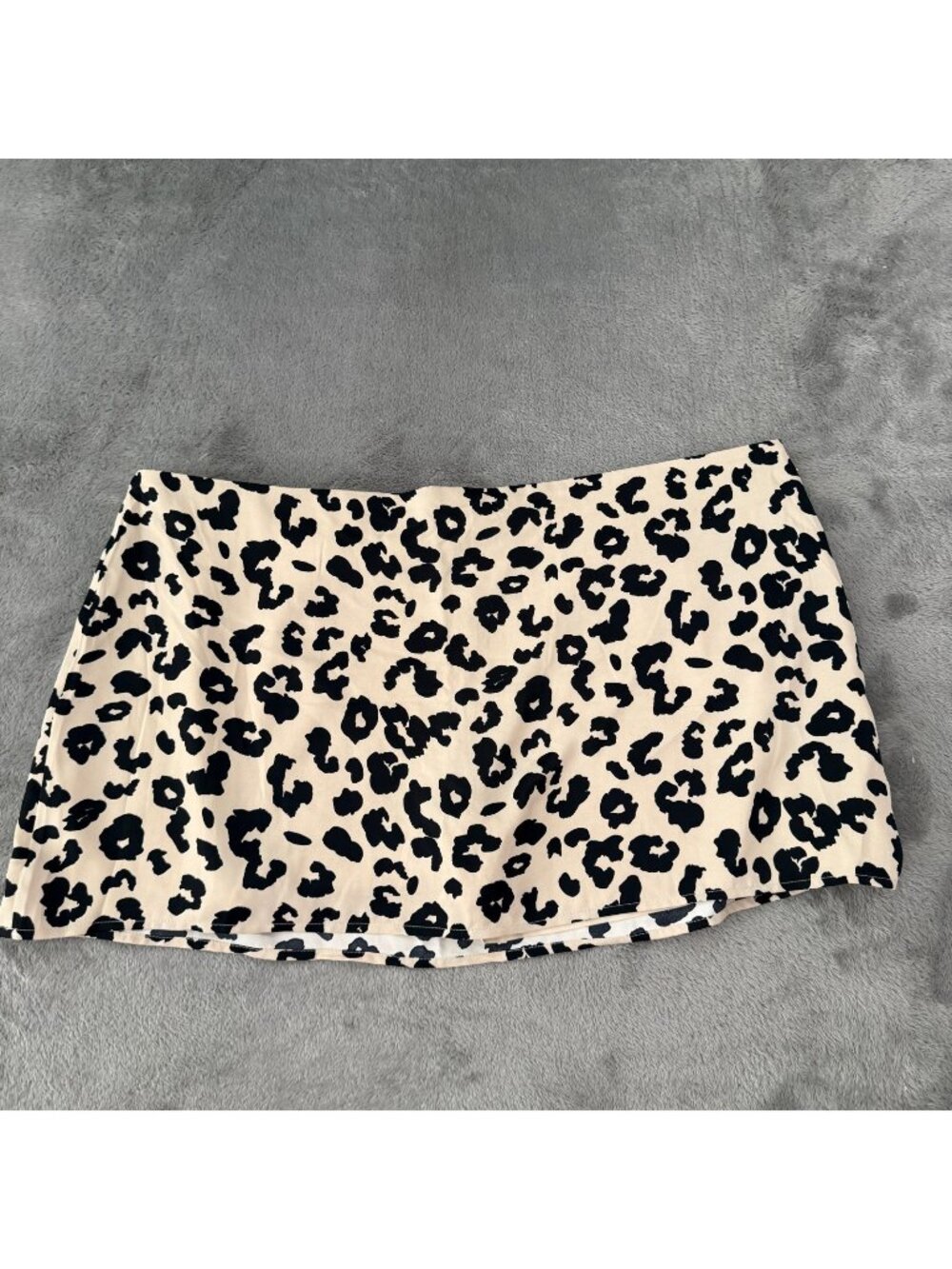 Abercrombie & Fitch Animal Print Mini Skirt Skort Womens XL